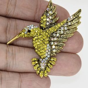 Hummingbird Brooch Pin